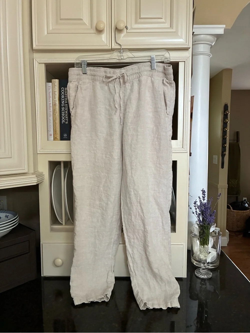 H&M linen drawstring pants
